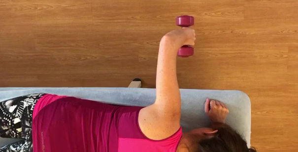 Prone rotation unsupported with weight